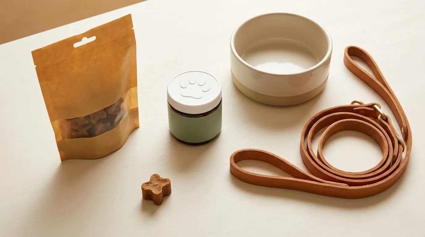 Editorial banner for pet product rankings with trusted and caring product styling